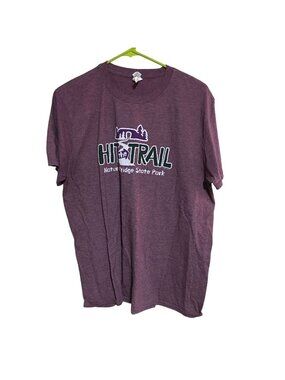 HIT THE TRAIL NATURAL BRIDGE STATE PARK T-SHIRT WOMENS SIZE LARGE